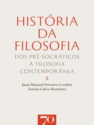 cover image of História da Filosofia